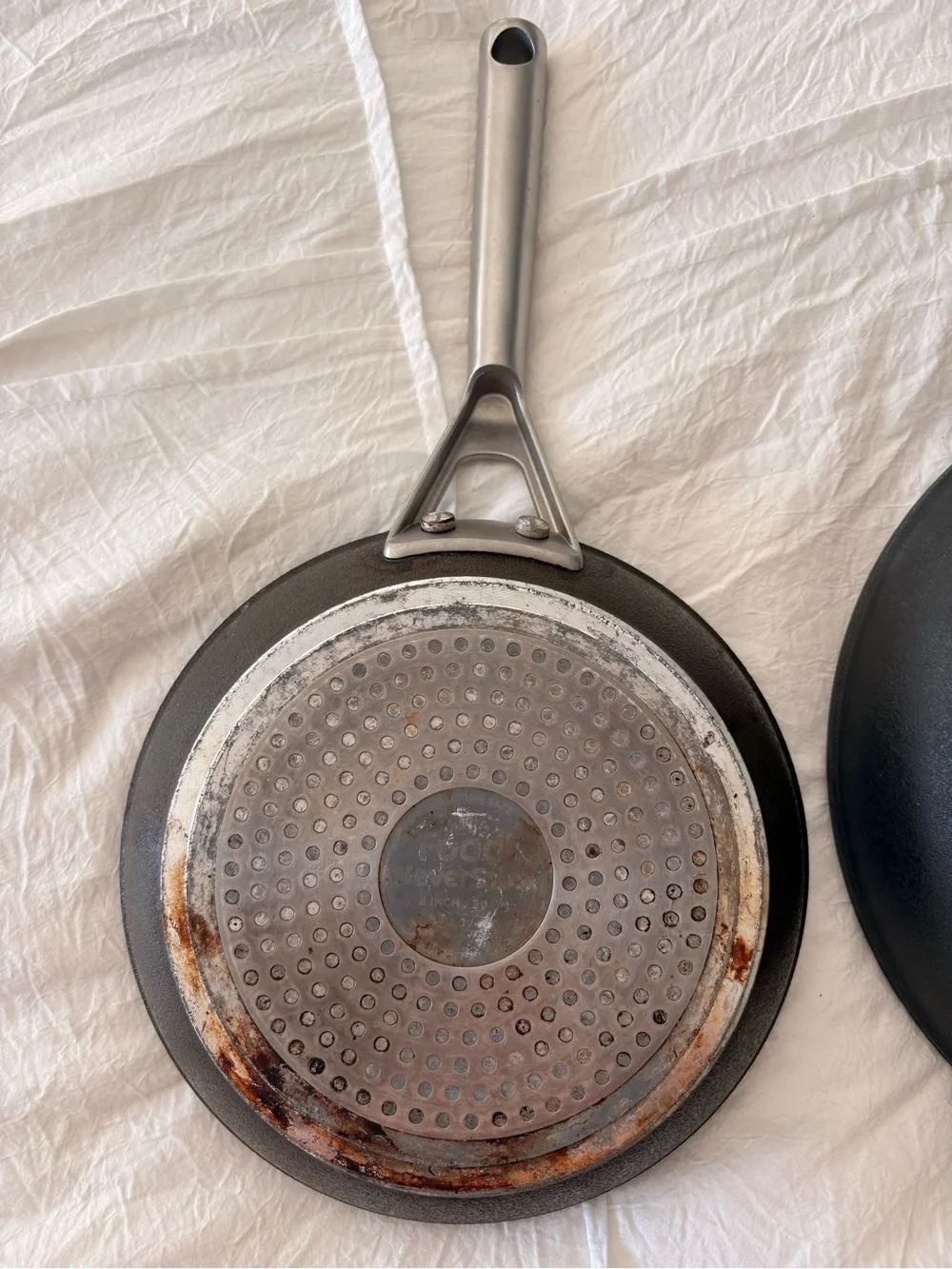 Ninja Black Frying Pan Set with Silver Handles - 2-Piece